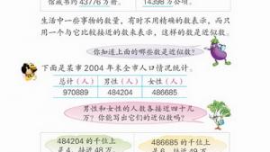 苏教版四年级数学上册(旧版)电子课本10 认数(第96页)