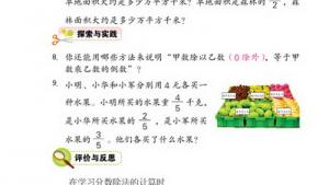 苏教版六年级数学上册(旧版)电子课本4 分数除法(第67页)