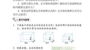 苏教版六年级数学上册(旧版)电子课本2 长方体和正方体(第33页)