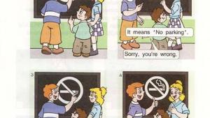 苏教版六年级英语6A电子课本Unit1 public signs(第12页)