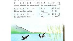 苏教版二年级英语2B电子课本Unit1 do you like winter?(第5页)