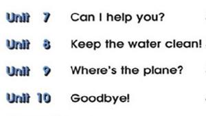 苏教版二年级英语2B电子课本contents(第2页)