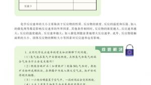 苏教版高一化学2电子课本第一单元 化学反应速率与反应限度(第31页)