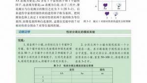 苏教版高一生物必修2（遗传与进化）电子课本第一节 基因的分离定律(第29页)
