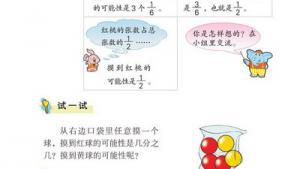苏教版六年级数学上册(旧版)电子课本8 可能性(第95页)