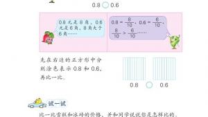 苏教版三年级数学下册电子课本八 小数的初步认识(第90页)