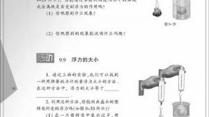苏教版八年级物理下册电子课本,苏教版初二物理下册电子课本四、浮力(第76页)