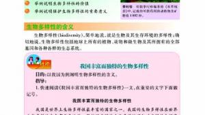 苏教版八年级生物下册(旧版)电子课本-苏教版初二生物下册(旧版)电子课本第一节 生物多样性(第54页)