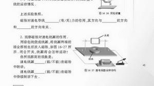 苏教版九年级物理下册电子课本-苏教版初三物理上册电子课本三、磁场对电流的作用 电动机(第45页)