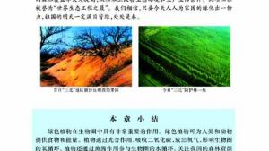 苏教版七年级生物上册(旧版)电子课本-苏教版初一生物上册(旧版)电子课本第三节 绿化，我们共同行动(第112页)