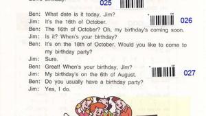 苏教版六年级英语6A电子课本Unit2 ben’s birthday(第14页)