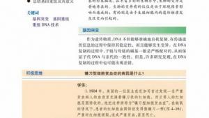 苏教版高一生物必修2（遗传与进化）电子课本第四节 基因突变和基因重组(第76页)