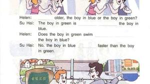 苏教版六年级英语6B电子课本Unit4 review and check(第33页)