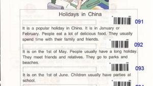 苏教版六年级英语6A电子课本Unit6 holidays(第50页)