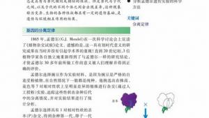 苏教版高一生物必修2（遗传与进化）电子课本第一节 基因的分离定律(第27页)