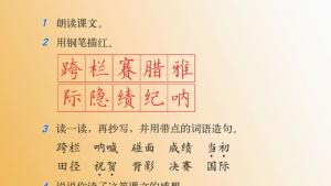 苏教版三年级语文下册电子课本4 微笑着承受一切(第26页)